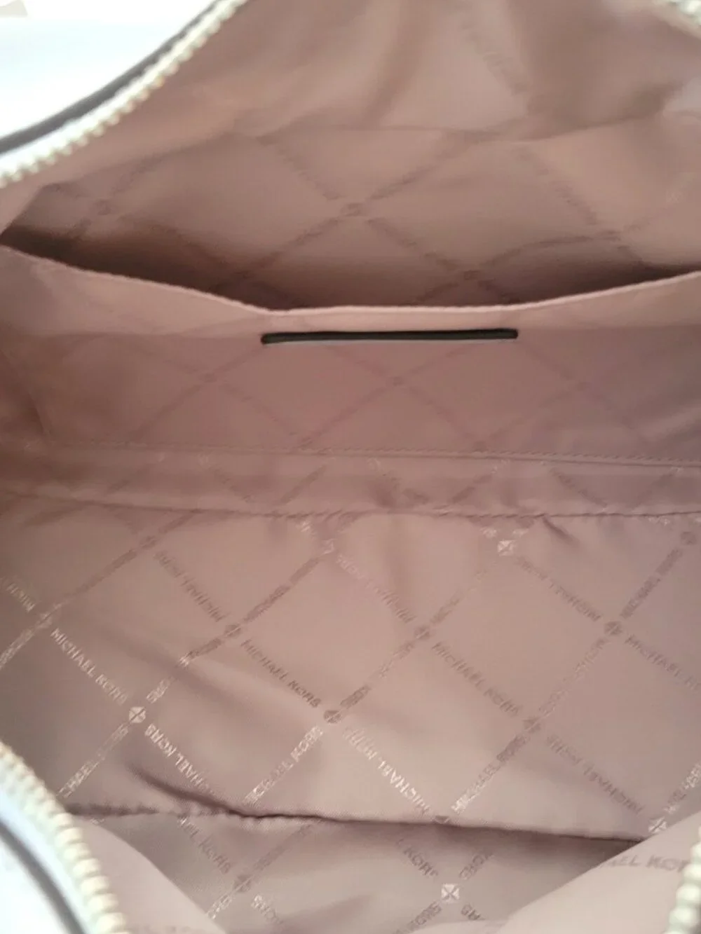 Michael Kors Cecily Medium Shoulder Bag Handbag Pale Ocean Suede Leather